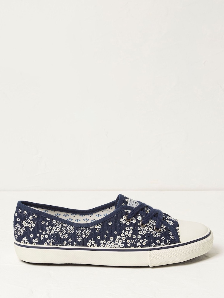 FatFace Ballet Floral Print Blue Trainers - Image 6 of 6 FatFace Ballet Floral Print Blue Trainers - Image 6 of 6