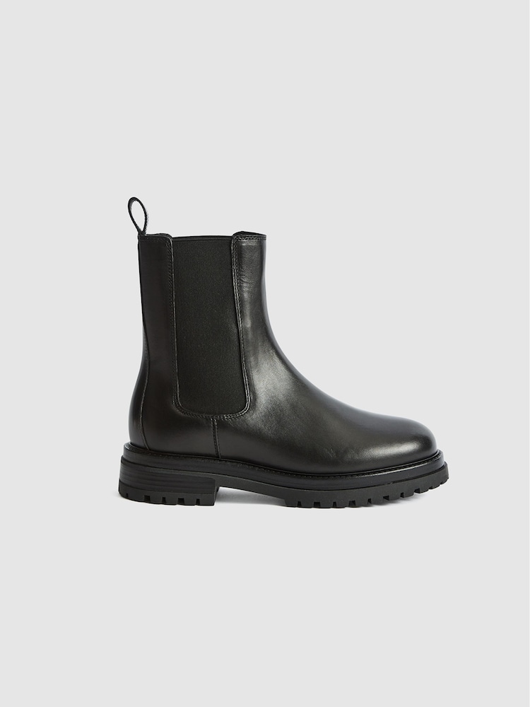 Botas Chelsea de couro Reiss Thea Boots - Imagem 14 de 14