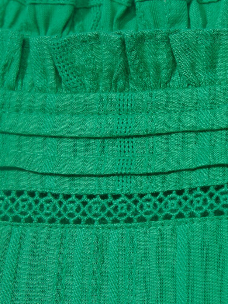 Reiss Green Iris Jr Textured Midi Dress - Image 5 of 5