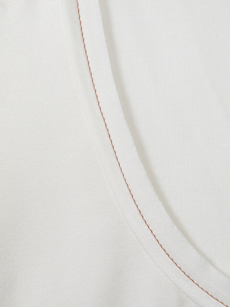 Reiss White Riley Silk Front Vest - Image 5 of 5
