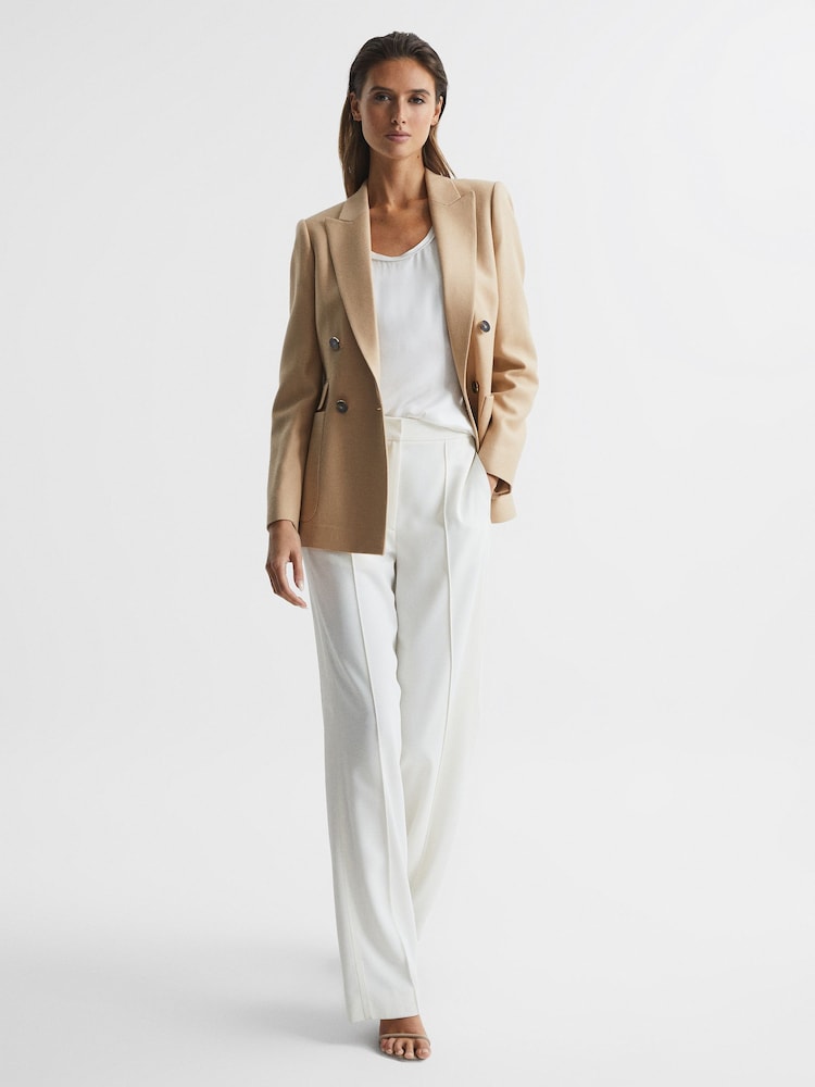 Reiss White Riley Silk Front Vest - Image 6 of 6