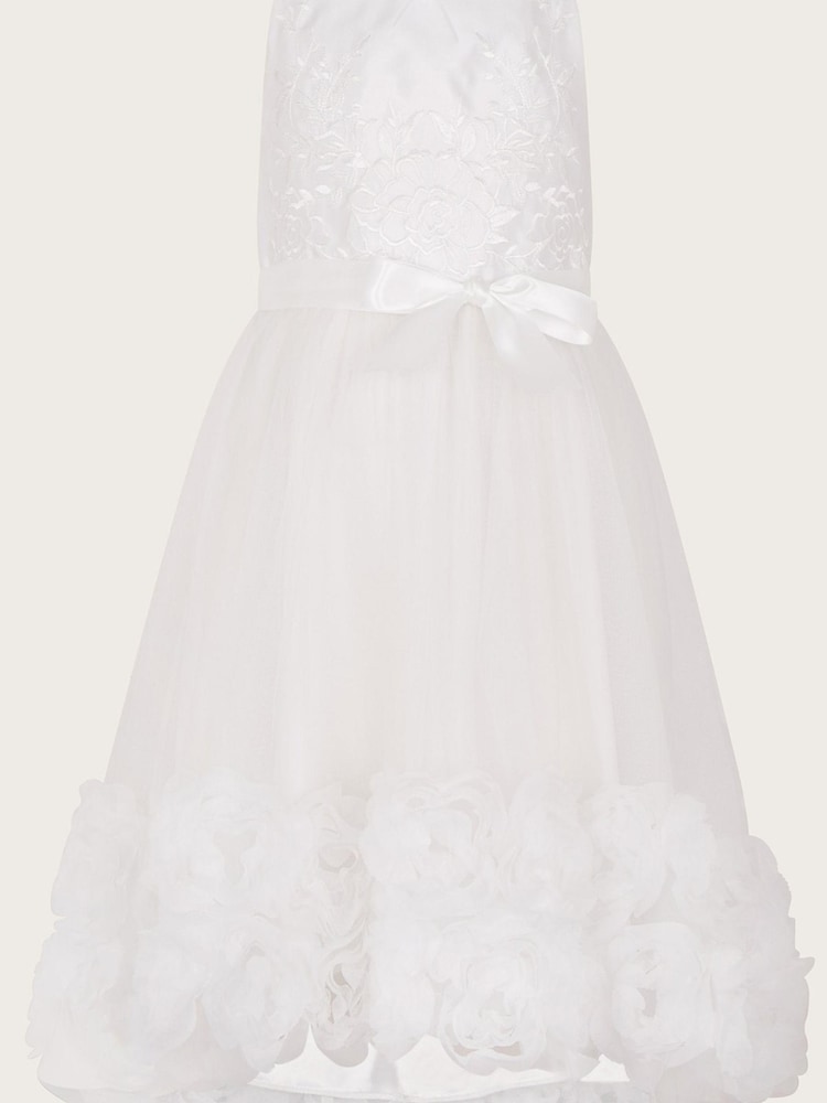 Monsoon Cream Odette Blossom 3D Dress - Image 1 of 3