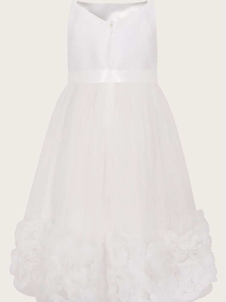 Monsoon Cream Odette Blossom 3D Dress - Image 2 of 3