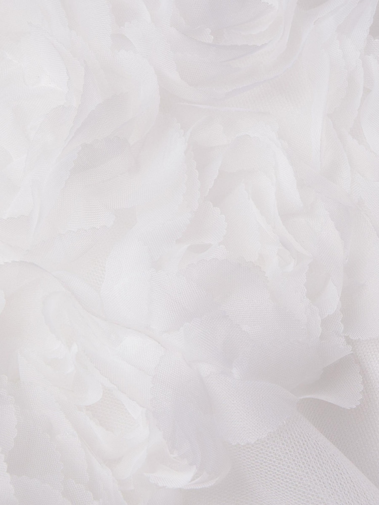 Monsoon Cream Odette Blossom 3D Dress - Image 3 of 3
