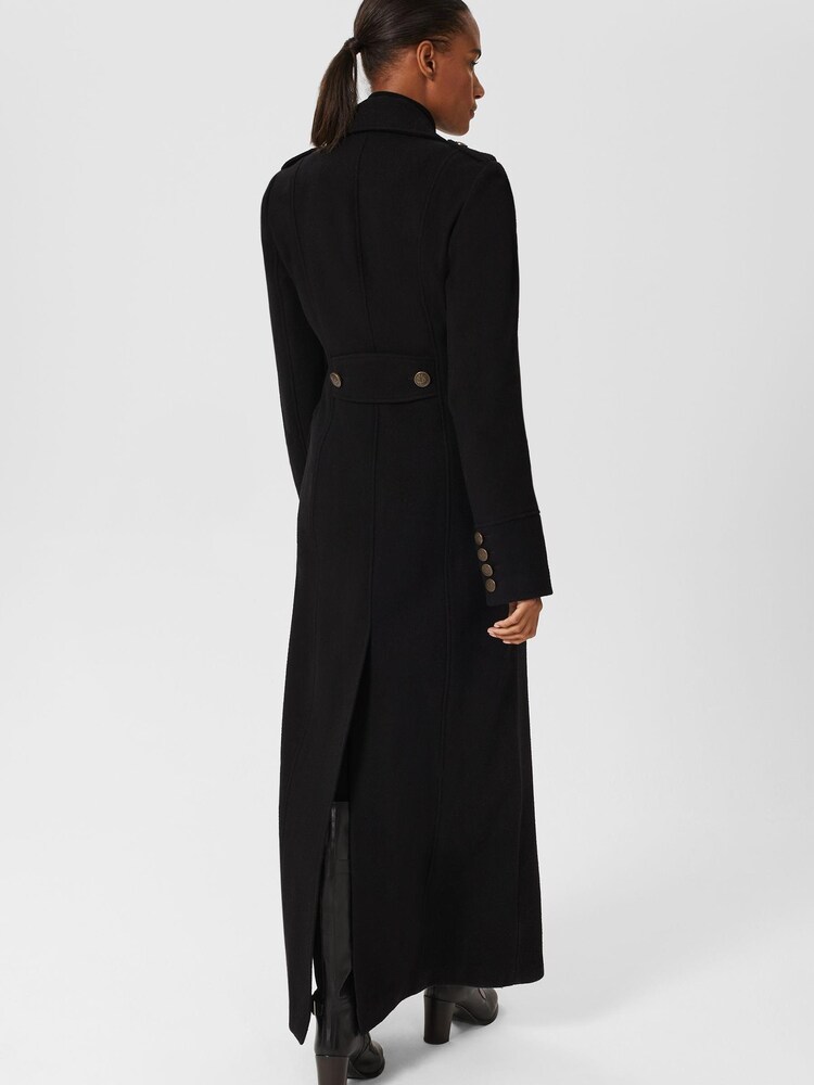 Hobbs Black Nell Coat - Image 2 of 4 Hobbs Black Nell Coat - Image 2 of 4
