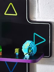 3 Pack Black Gamer Kids Shelves - Image 2 of 2