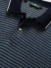 Rodd & Gunn Blue Oyster Island Knit Polo Shirt - Image 5 of 5