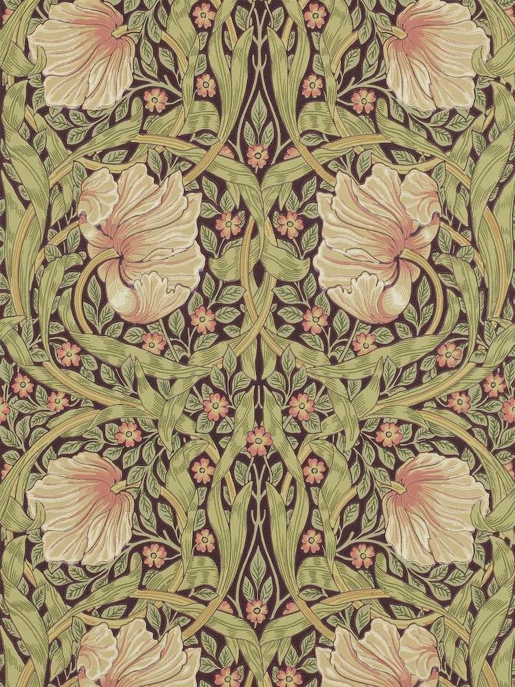Morris & Co. Purple Pimpernel 10.05M Wallpaper - Image 1 of 1 Morris & Co. Purple Pimpernel 10.05M Wallpaper - Image 1 of 1