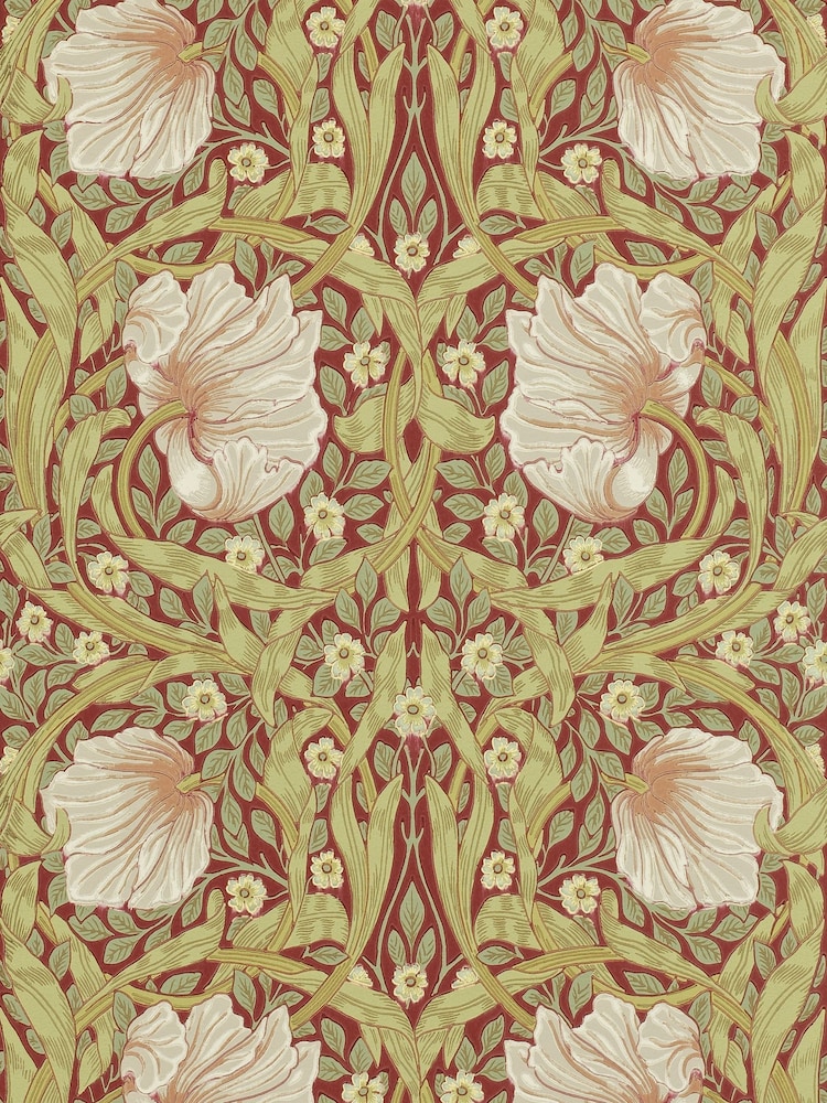 Morris & Co. Orange Pimpernel 10.05M Wallpaper - Image 1 of 1