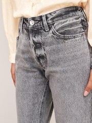 Grey Boyfriend Fit Jeans - Image 4 of 11