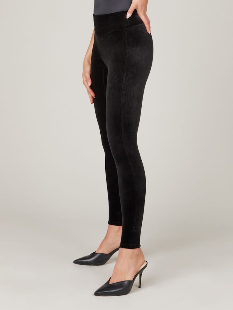 SPANX® Black Velvet Leggings - Image 4 of 4