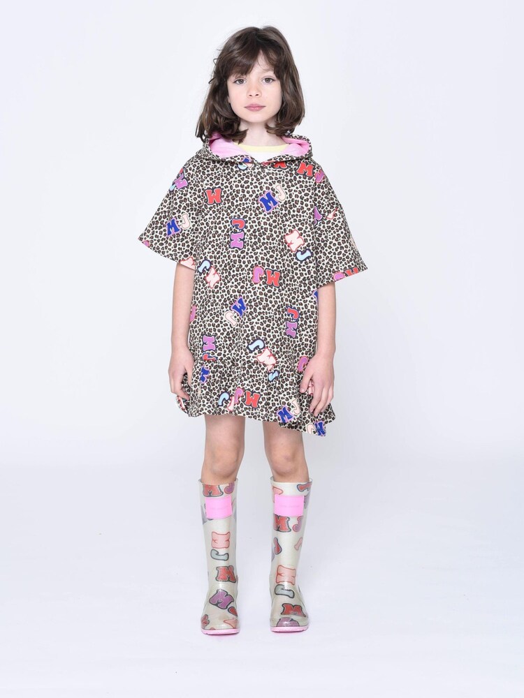 Marc Jacobs Leopard Print Hooded Frill Dress - Image 1 of 4 Marc Jacobs Leopard Print Hooded Frill Dress - Image 1 of 4