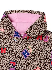 Marc Jacobs Leopard Print Hooded Frill Dress - Image 4 of 4