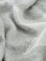 The White Company Baby Grey Star Luxury Cashmere Blanket - Image 4 of 4