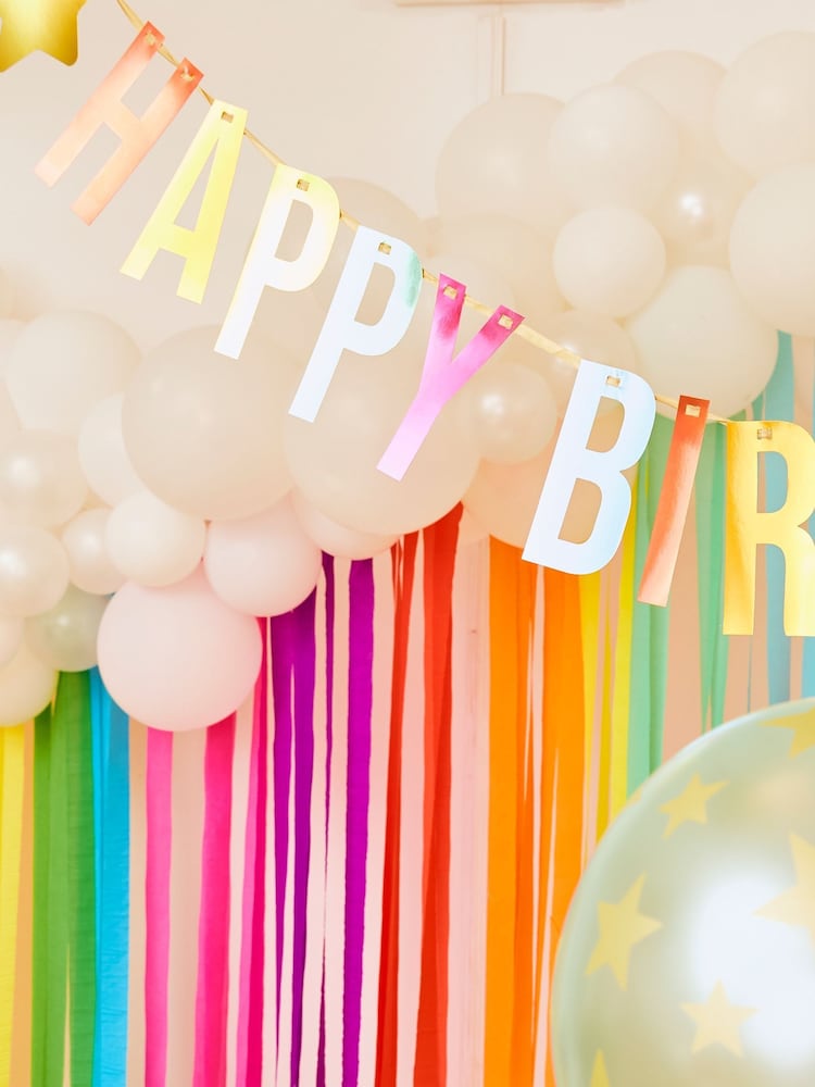 Party Pieces Natural Shooting Star Party Garland - Image 1 of 2