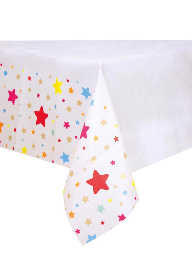 Party Pieces Natural Pack of 2 Shooting Star Tablecovers - Image 2 of 2
