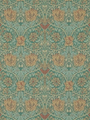 Morris & Co. Green Honeysuckle Tulip 10.05M Wallpaper - Image 1 of 1