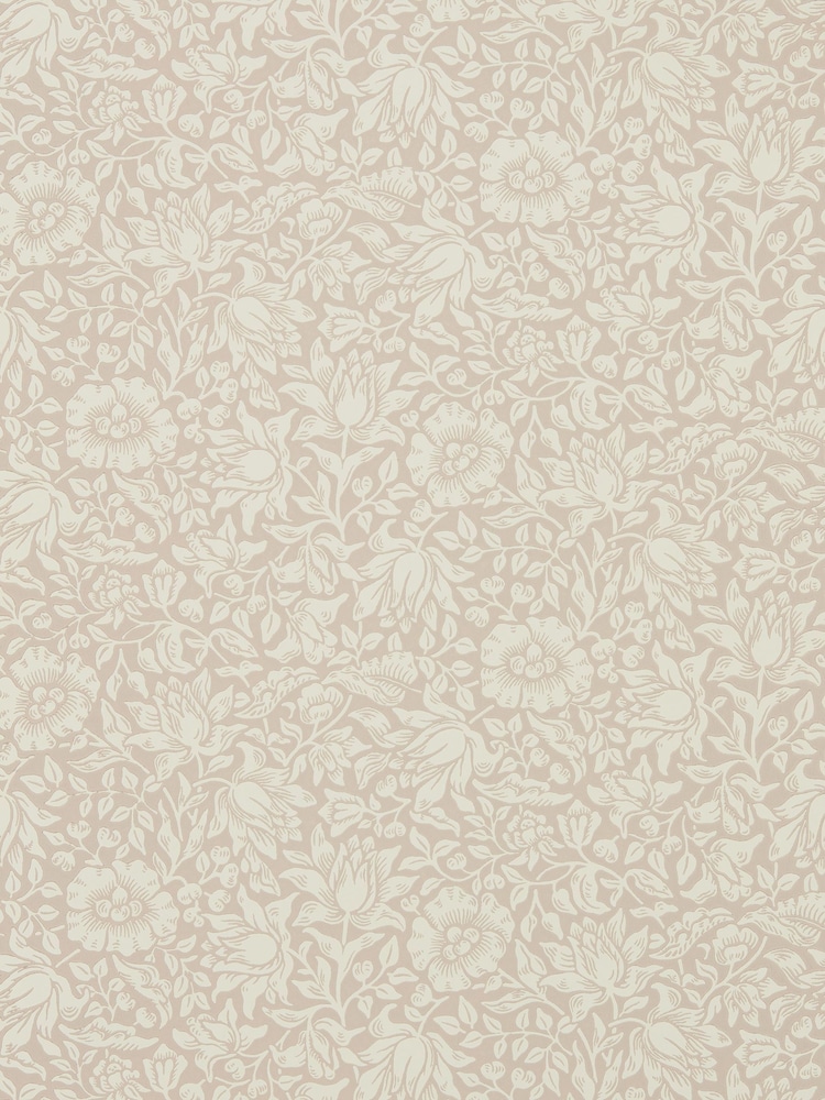 Morris & Co. Pink Mallow 10.05M Wallpaper - Image 2 of 2
