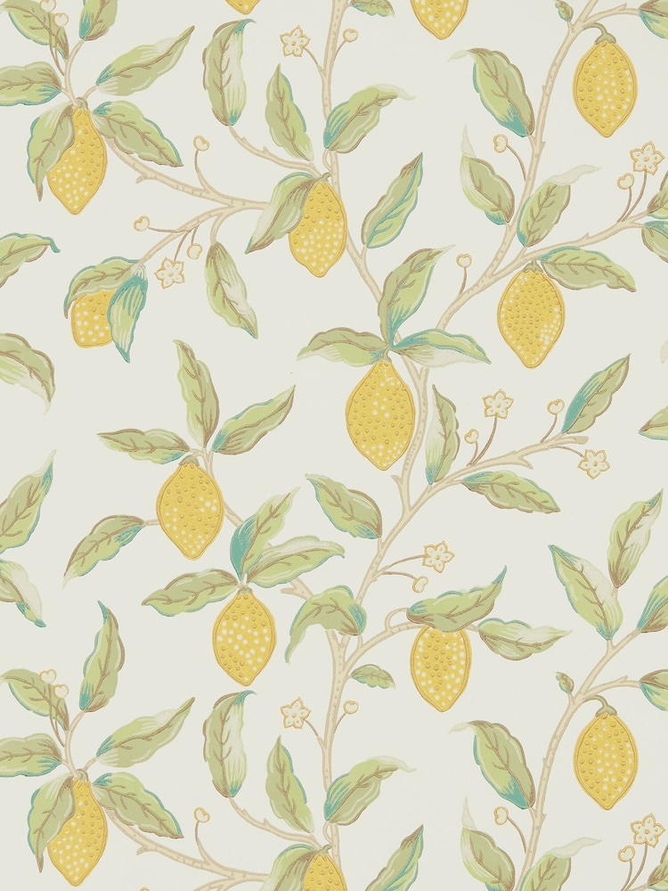 Morris & Co. Green Lemon Tree 10.05M Wallpaper - Image 1 of 1