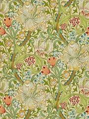 Morris & Co. Green Golden Lily 10.05M Wallpaper - Image 1 of 1