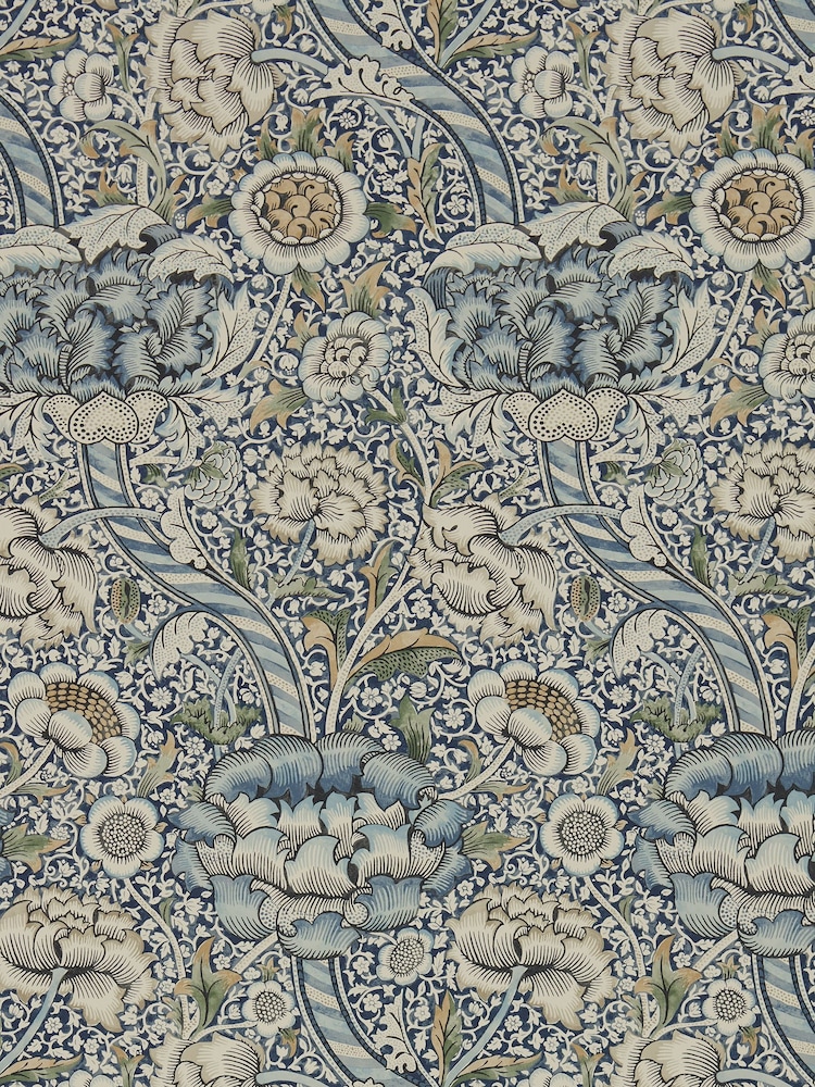 Morris & Co. Blue Wandle 10.05M Wallpaper - Image 1 of 1