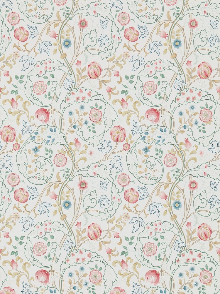 Morris & Co. Pink Mary Isobel 10.05M Wallpaper - Image 1 of 1