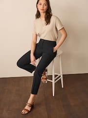 Black Tailored Slim Trousers - Image 2 of 6