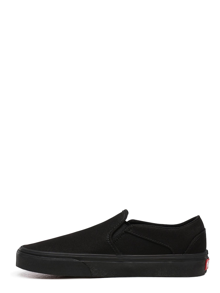 Черные женские кроссовки-слипоны Vans Asher - Изображение 2 из 6