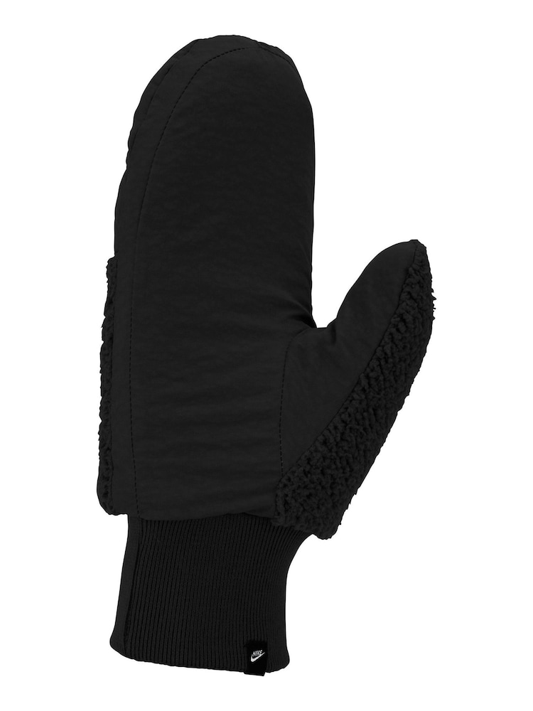 Nike Black Sherpa Mittens - Image 1 of 1 Nike Black Sherpa Mittens - Image 1 of 1