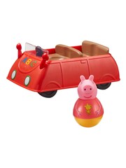 Peppa Pig Weebles Push Along Wobbily Car - Image 6 of 9