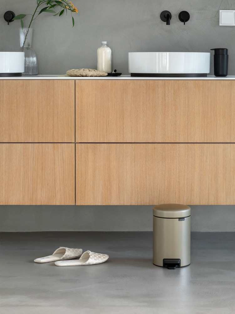 Brabantia Metallic Gold NewIcon Pedal Bin 3L - Image 1 of 6