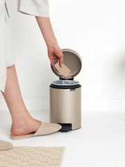 Brabantia Metallic Gold NewIcon Pedal Bin 3L - Image 2 of 6