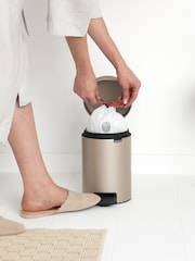 Brabantia Metallic Gold NewIcon Pedal Bin 3L - Image 3 of 6
