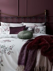 Laura Ashley Blackberry Purple Heaton Throw - Image 1 of 2