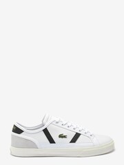Lacoste White Sideline Pro Trainers - Image 1 of 6