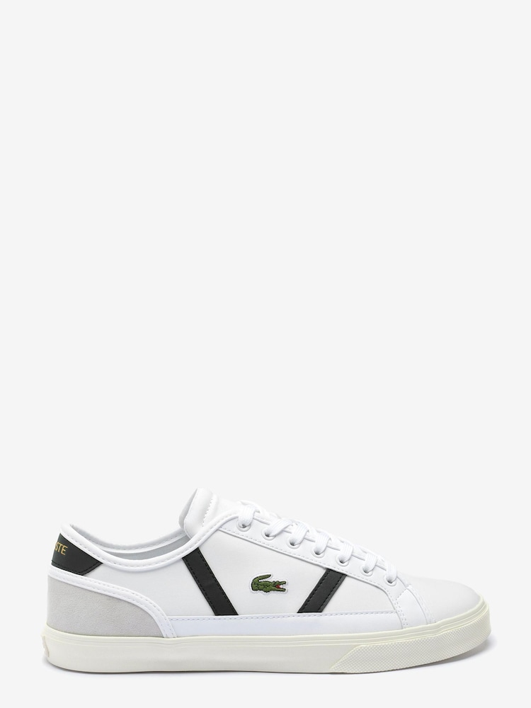 Lacoste White Sideline Pro Trainers - Image 1 of 6