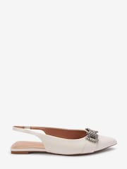 Bone Forever Comfort® Bow Hardware Slingback Shoes - Image 4 of 7