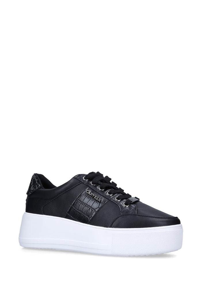Carvela Jive Lace-Up Trainers - Image 2 of 5