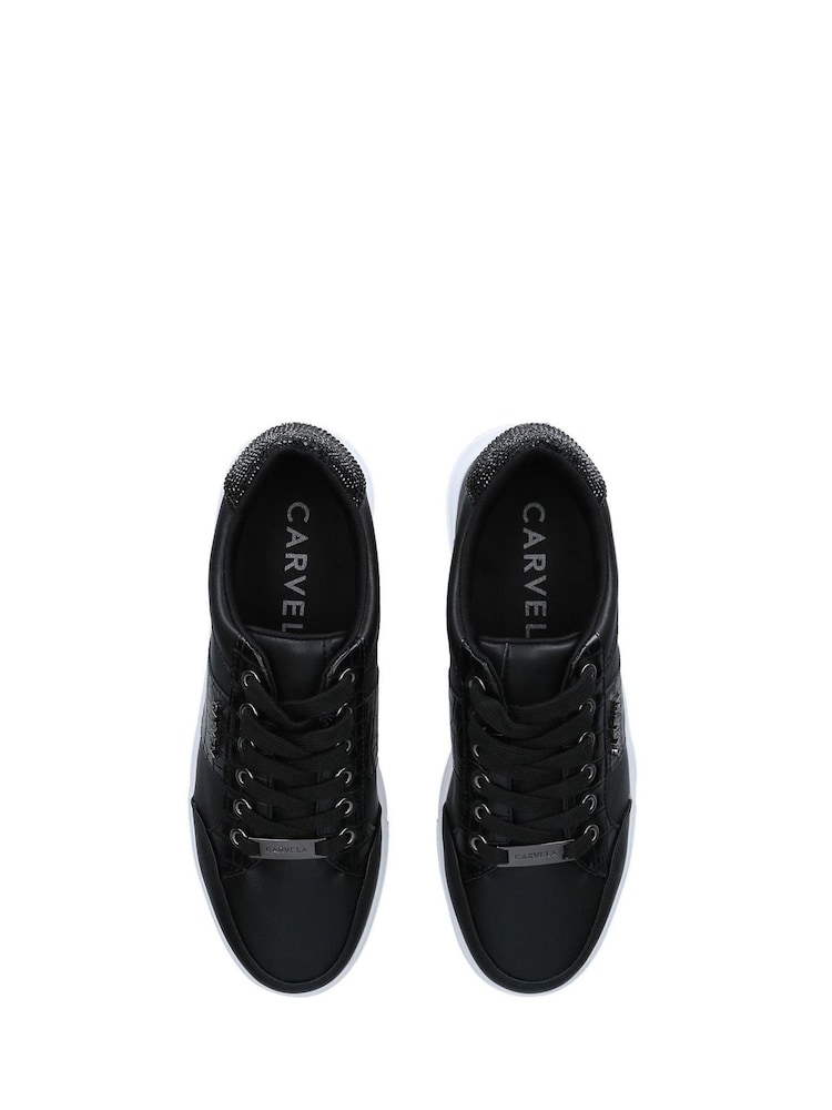 Czarny - Sznurowane buty sportowe Carvela Jive - Image 4 of 5