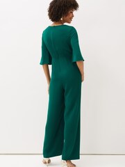 Phase Eight Green Layla Bow Jumpsuit - Image 2 of 6