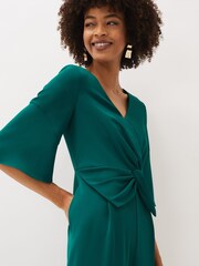 Phase Eight Green Layla Bow Jumpsuit - Image 4 of 6