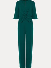Phase Eight Green Layla Bow Jumpsuit - Image 6 of 6
