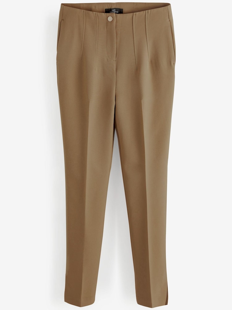 Camel Brown Tailored High Waisted Skinny Trousers - Image 5 of 5