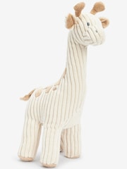 Cream/Beige Giraffe Baby Soft Corded Toy - Image 1 of 3