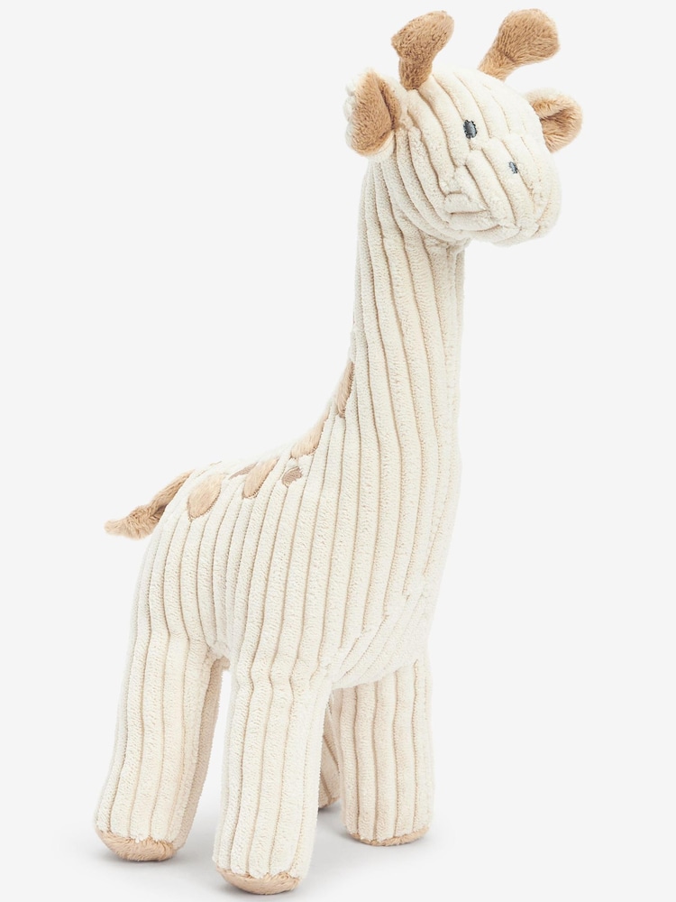 Cream/Beige Giraffe Baby Soft Corded Toy - Image 1 of 3 Cream/Beige Giraffe Baby Soft Corded Toy - Image 1 of 3