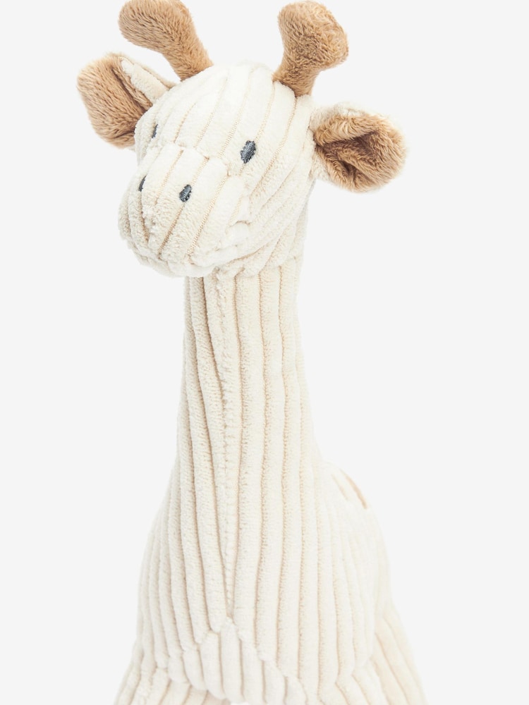 Cream/Beige Giraffe Baby Soft Corded Toy - Image 2 of 3