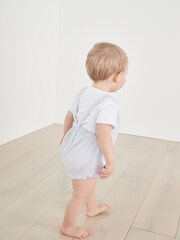 The White Company Grey Seersucker Bubble And T-Shirt Set - Image 2 of 5