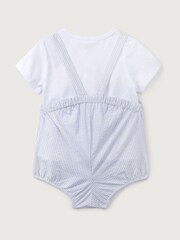 The White Company Grey Seersucker Bubble And T-Shirt Set - Image 5 of 5