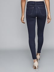 Reiss Indigo Lux Mid Rise Skinny Jeans - Image 5 of 6