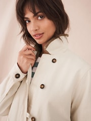 White Stuff Natural Harlow Borg Jacket - Image 3 of 6